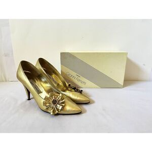 Gianni Ferretti Leather Heels Womens Size 9AA  Leather Soles Made in Italy
